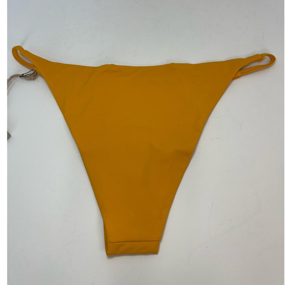 NWT Free People Toast Swim Signature String Bikini Bottom, Marigold, size Large - Picture 4 of 15